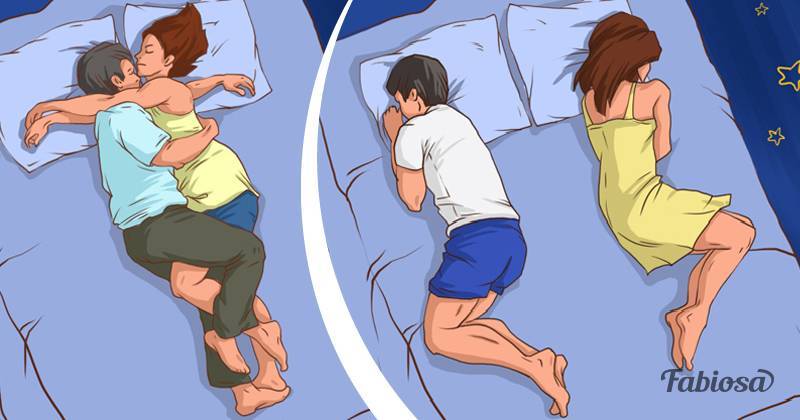 Поза, в которой вы спите с партнером, может многое рассказать о ваших отношениях