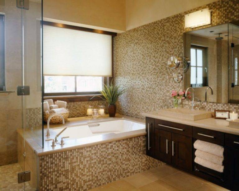 Мозаика для ванной - 100 фото лучших вариантов оформления дизайна