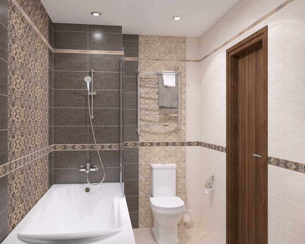 Дизайн плитки для ванной комнаты. Обзор и советы по выбору