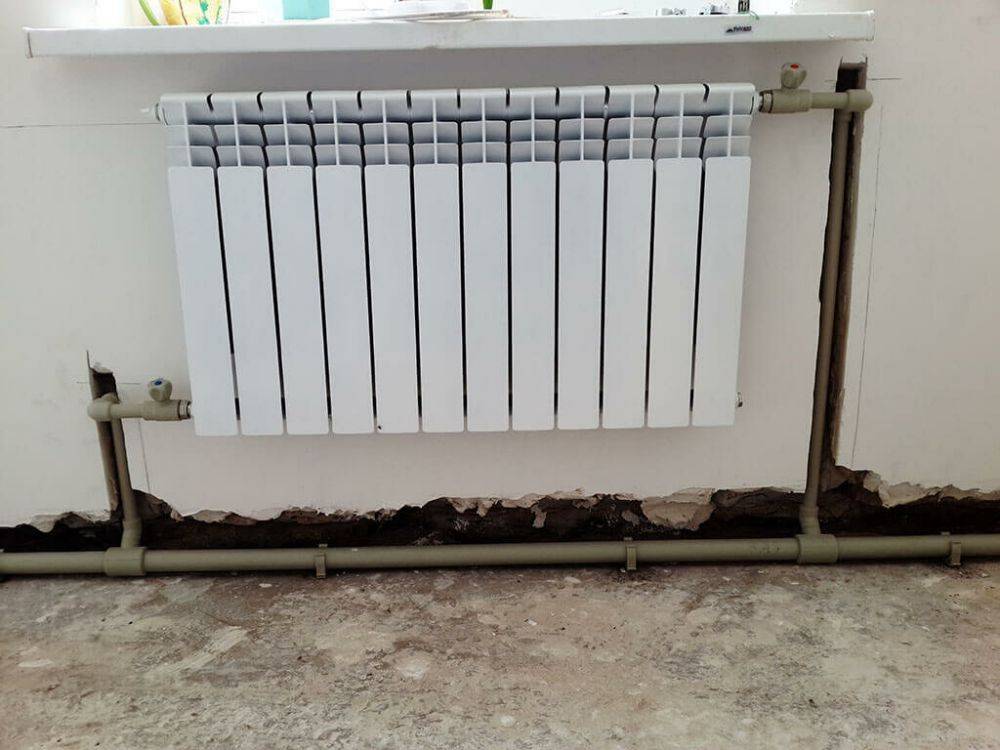 Стоимость установки радиатора отопления и правила монтажа