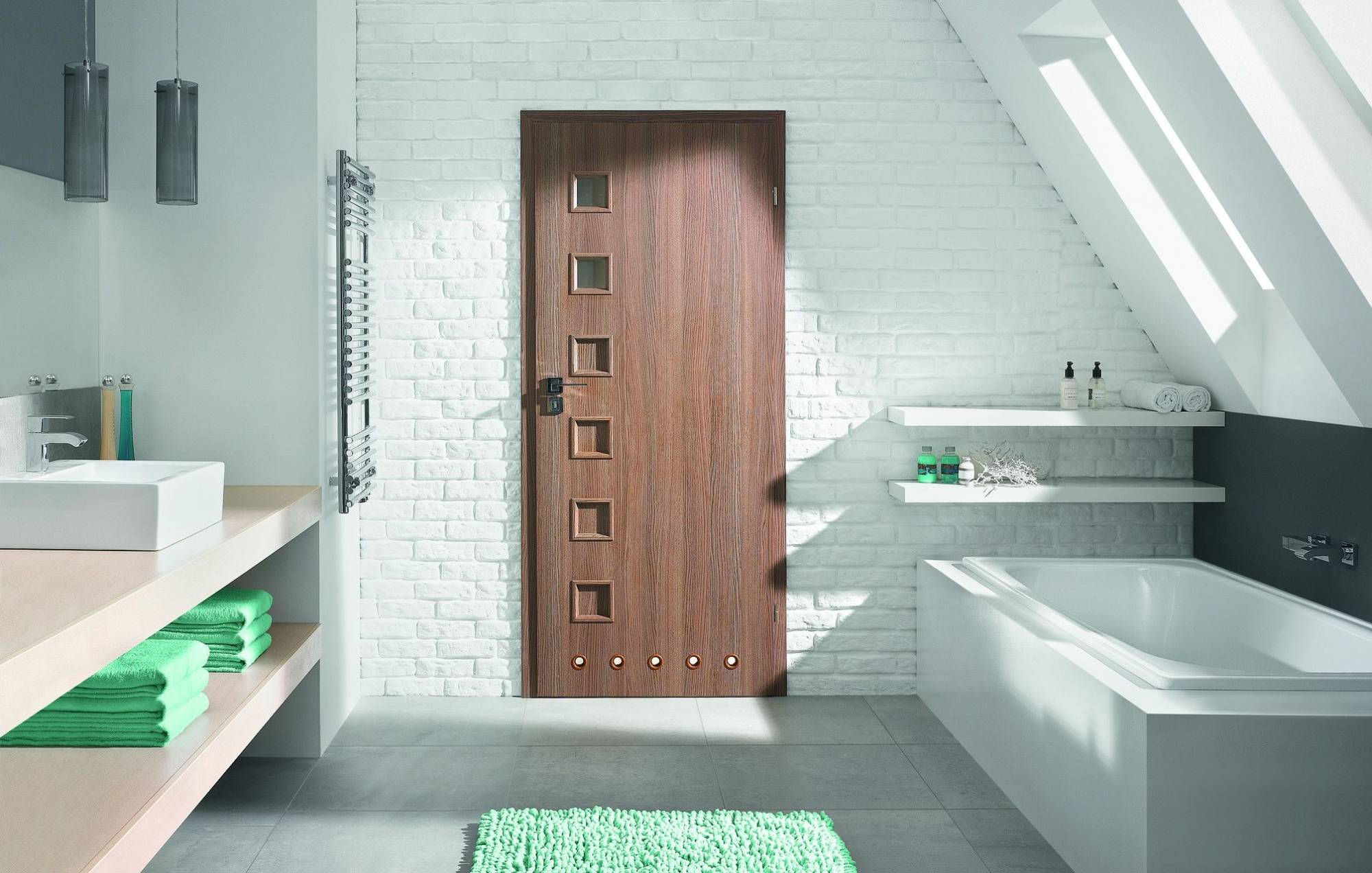 Ламинированные влагостойкие двери для ванной и туалета / zonavannoi.ru
