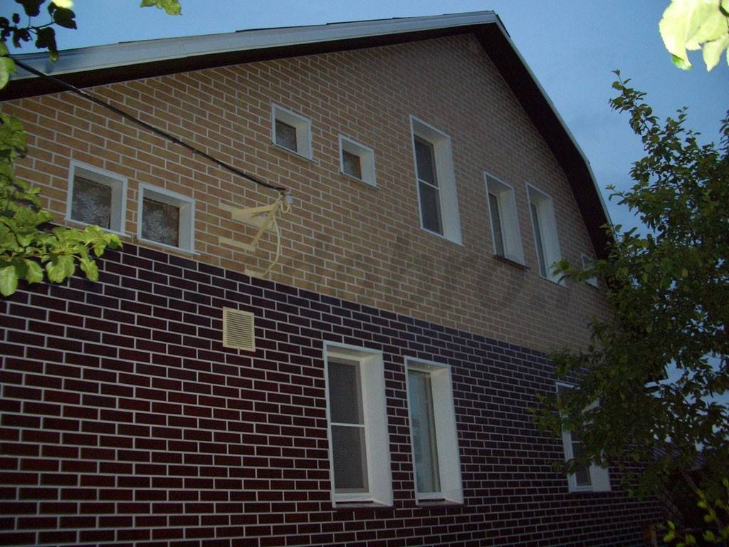 Отделка дома фасадными термопанелями с клинкерной плиткой