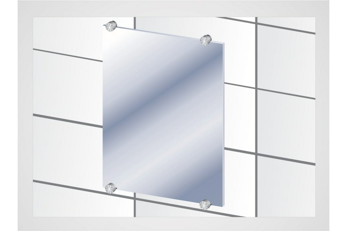 Как повесить зеркало в ванной комнате на плитку + видео - vannayasvoimirukami.ru