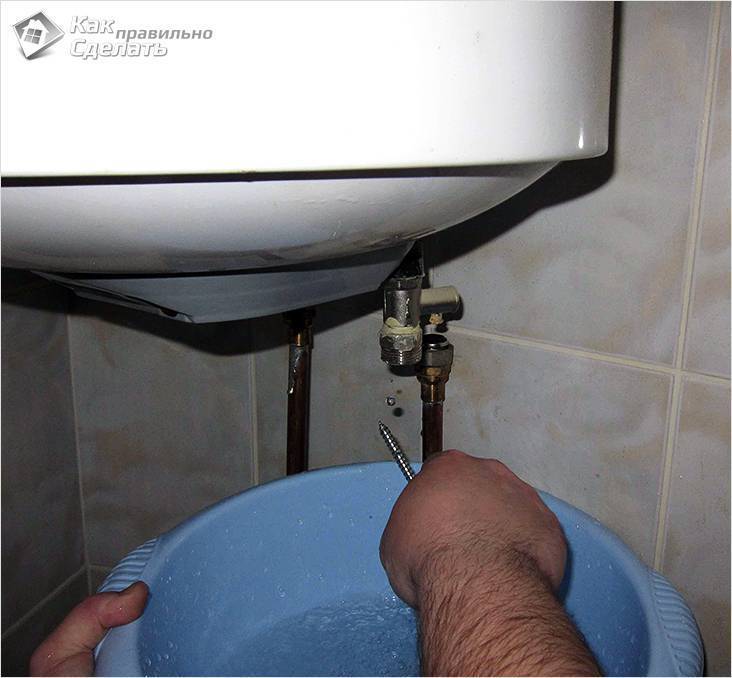 Как слить воду с водонагревателя: правильно, быстро, полностью