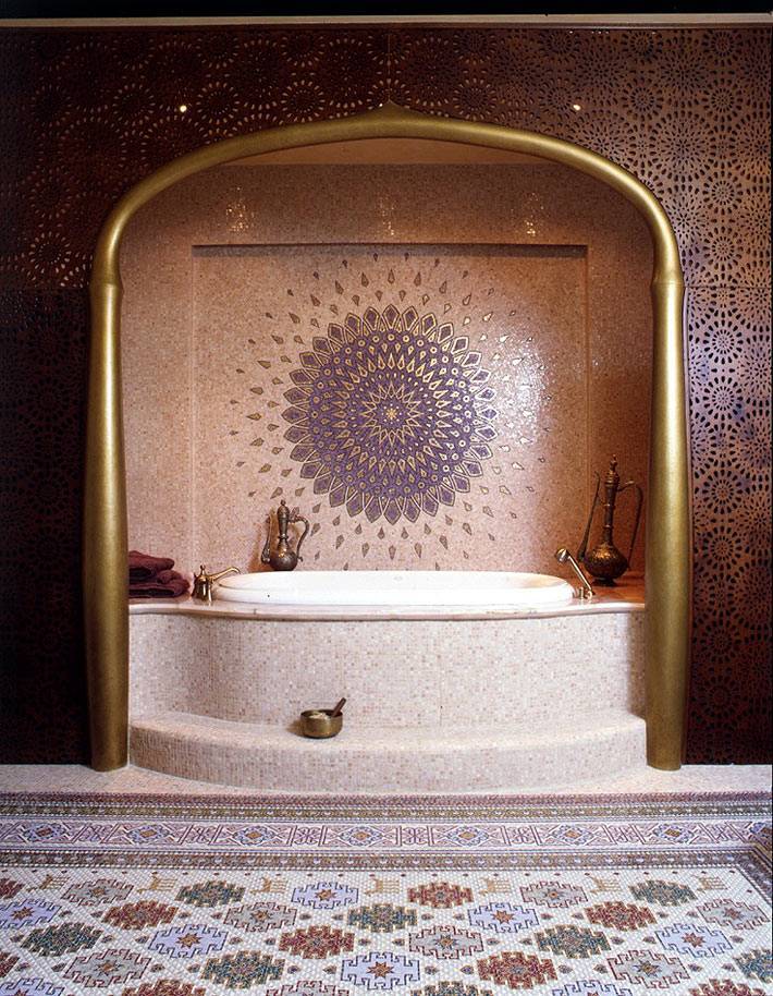 Ванная в марокканском стиле – капля сочной экзотики в серых буднях