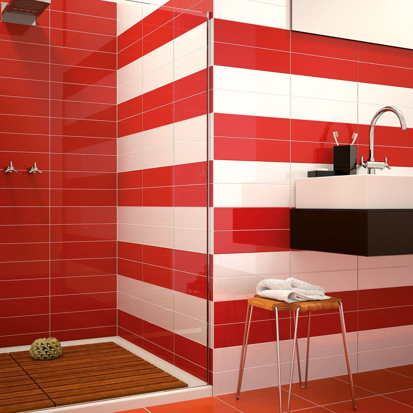 Укладка плитки в ванной plitka vanny ru. Красная плитка для ванной. Плитка для ванной красная с белым. Ванная с красной плиткой. Красный кафель в ванной.