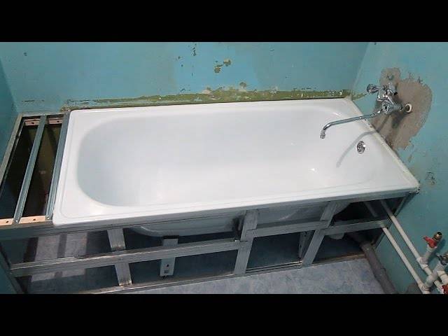 Установка экрана на акриловую ванну: способы крепления и снятия