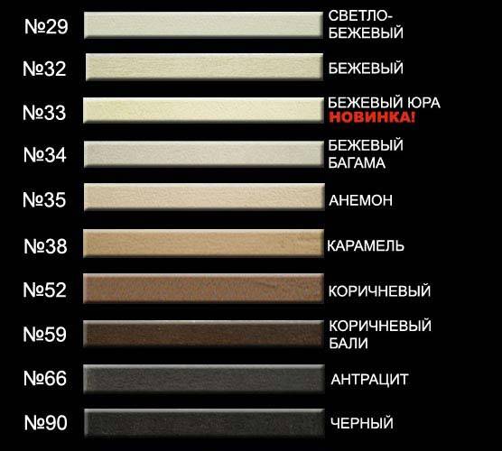 Как выбрать самые удобные цвета затирки: серый, черный, белый и другие, как их применять