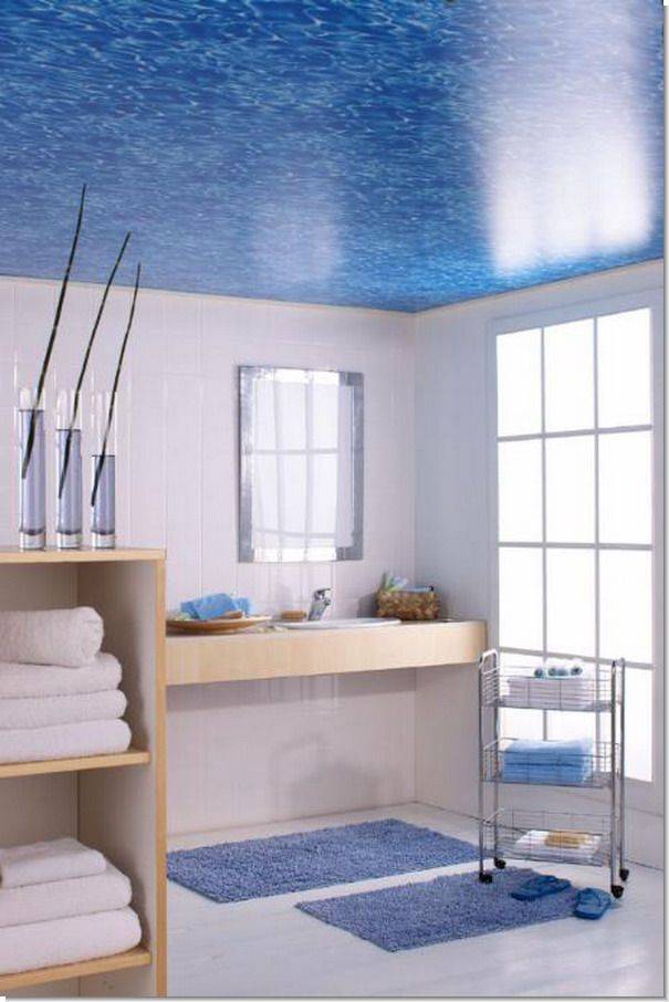 Какая краска лучше для потолка в ванной комнате