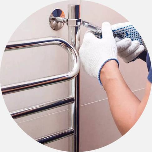 Установка полотенцесушителя своими руками: методы монтажа и советы по установке