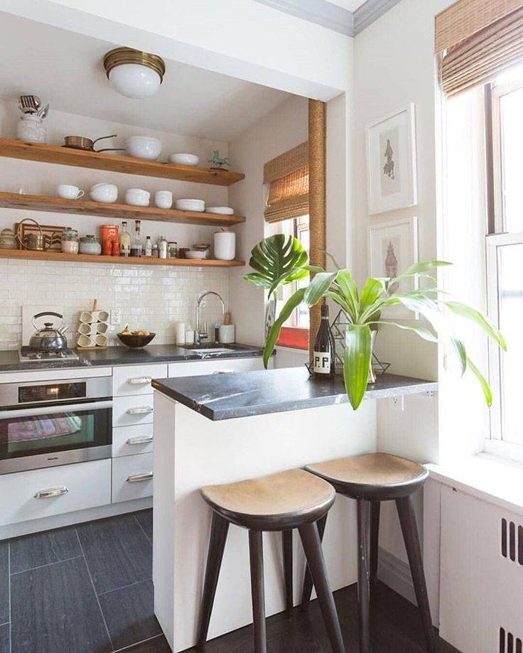 45 современных идей дизайна маленькой кухни