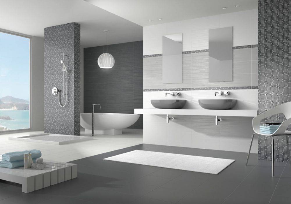 Ванная без плитки: идеи отделки и варианты оформления комнаты (50 фото)
