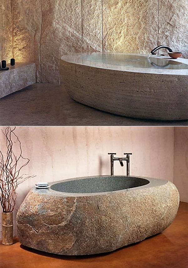 Ванны, выполненные из искусственного камня: плюсы и минусы