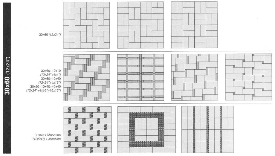 Способы раскладки плитки на полу: диагональ, смещение и елочка - журнал строителя