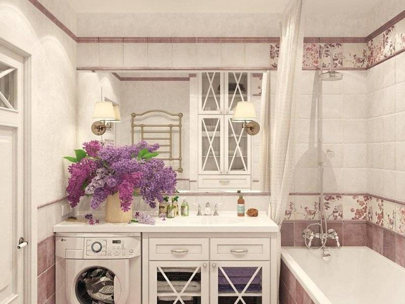 Дизайн плитки в ванную комнату: лучшие комбинации и игра с формами