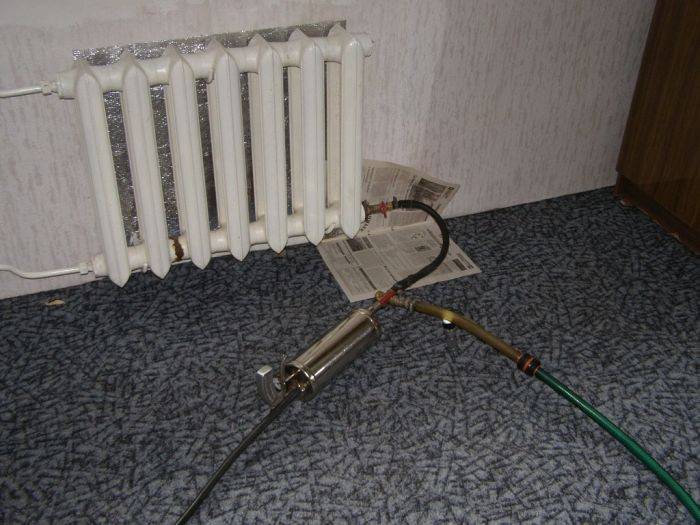 Как промыть радиатор отопления в домашних условиях