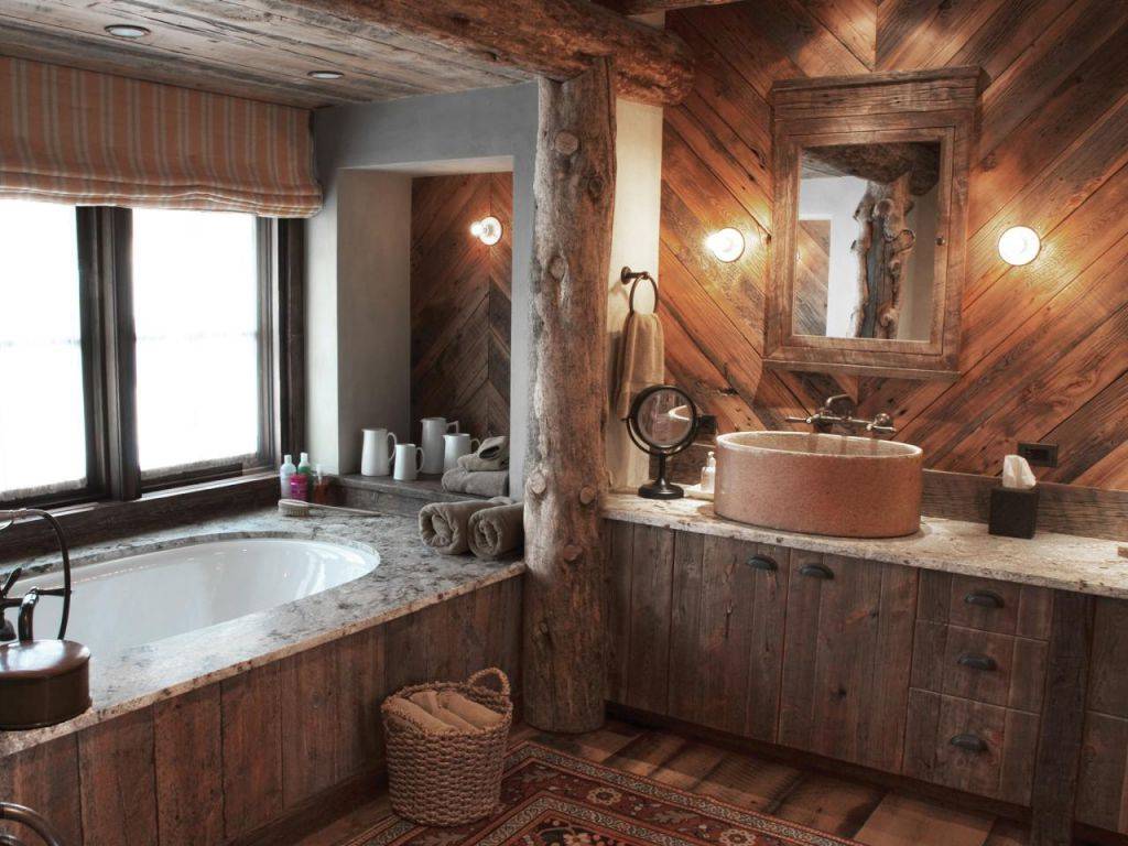 Ванная комната в стиле кантри: мебель, фото и аксессуары - дизайн и интерьер