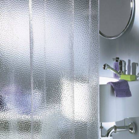 Какая ткань используется для шторок в ванную комнату