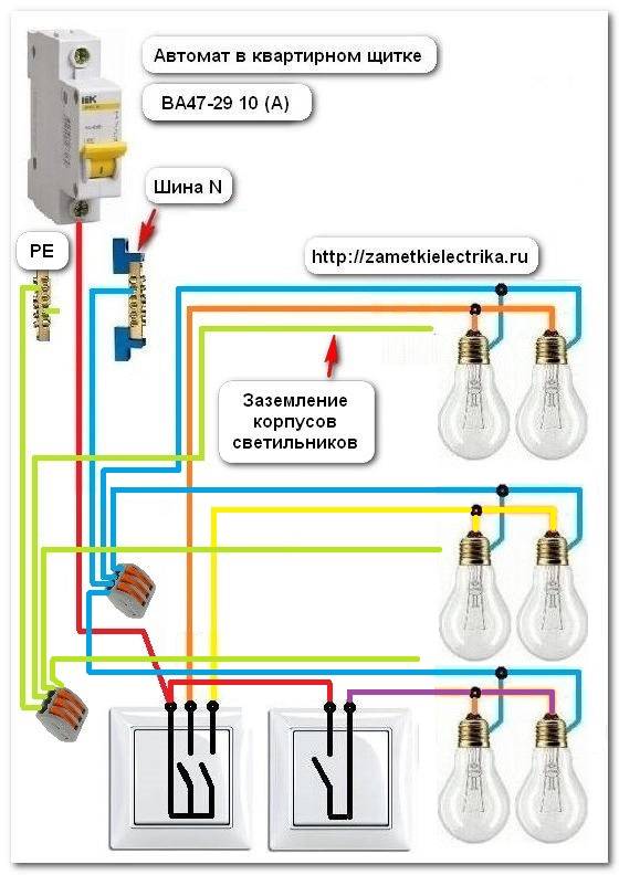 Обзор работоспособных схем подключения люминесцентных ламп