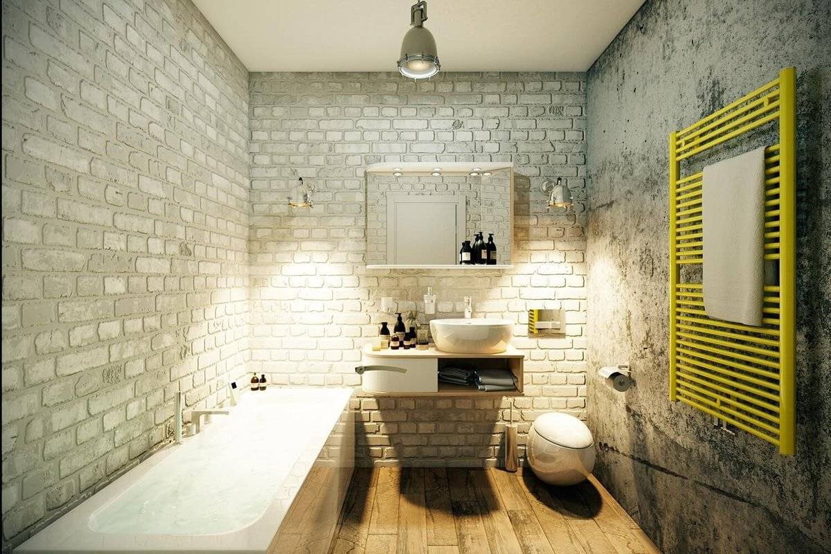 Ванная в стиле лофт: крутые идеи реализации санузла в популярном стиле