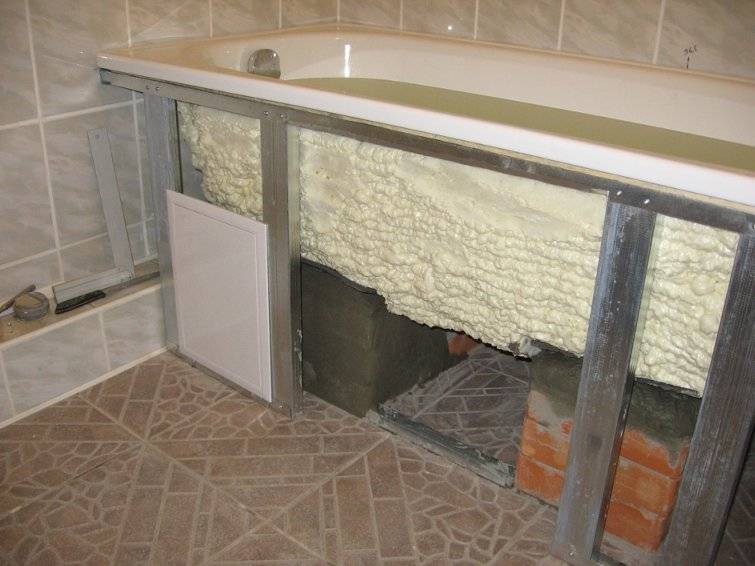Чем закрыть пространство под ванной: обзор способов и ответы эксперта