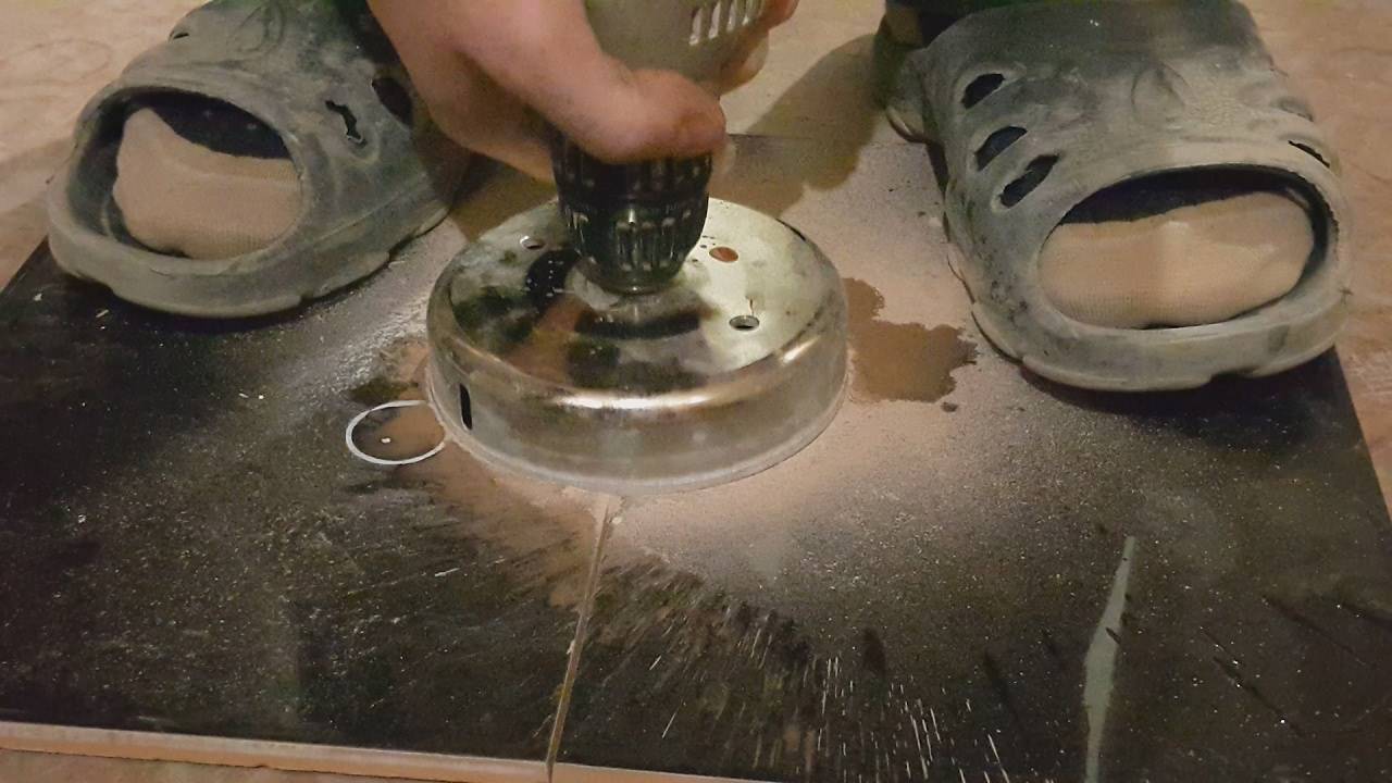 Как просверлить кафельную плитку