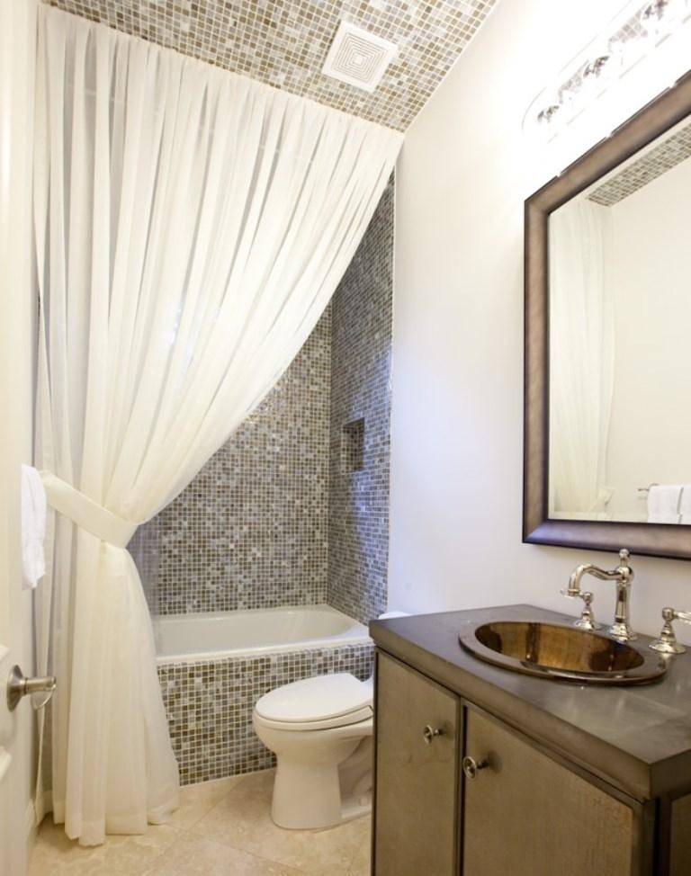 Примеры модной плитки для маленькой ванной комнаты 2020-2021: 50 фото