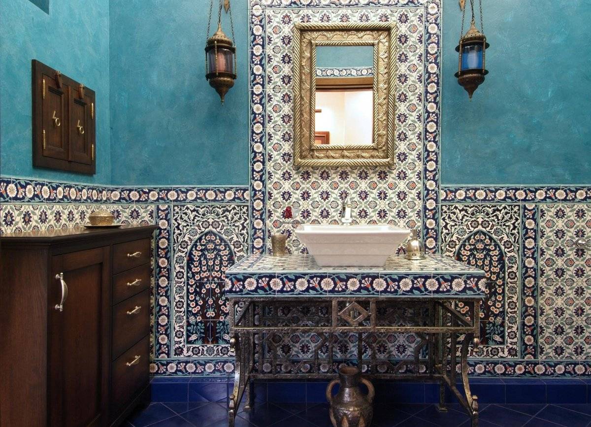 Ванная в арабском стиле: роскошь восточного гарема в вашем доме