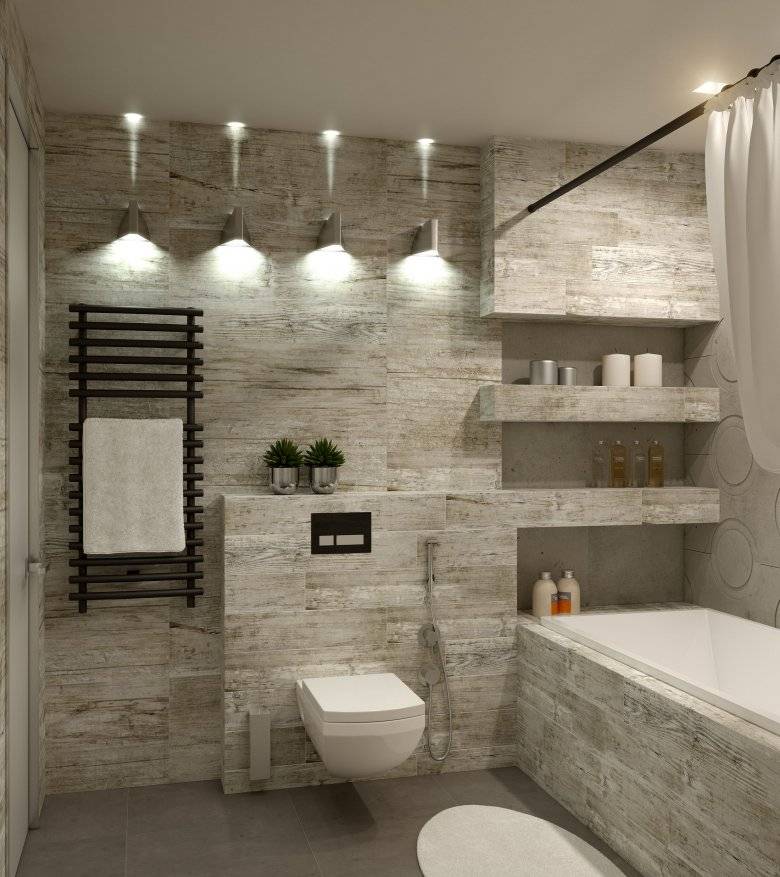 Дизайн ванной комнаты в стиле лофт (фото) – идеи интерьера