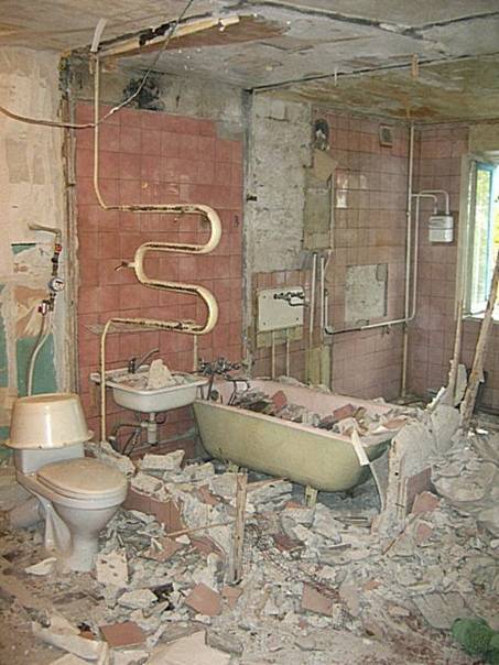 Как снести стену между туалетом и ванной: способы демонтажа стен