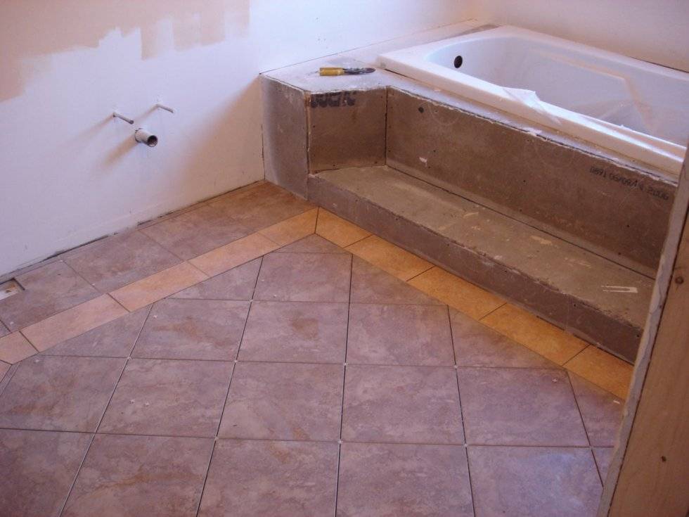 Как производится установка ванны в ванной комнате обложенной плиткой
