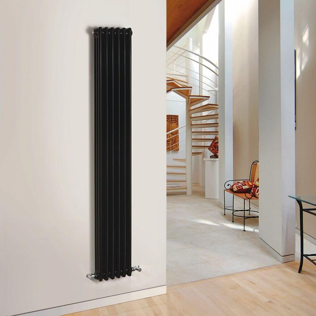 Вертикальные радиаторы отопления: как выбрать высокие батареи для квартиры и частного дома, обзор характеристик и отзывов, нижнее и боковое подключение | baskal45.ru