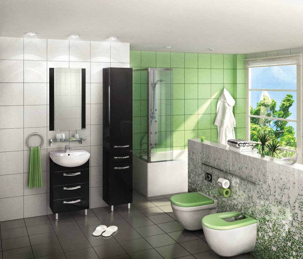 Интерьер ванной комнаты. примеры интерьера маленьких ванных комнат.