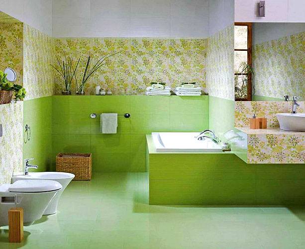 Зеленая ванная комната - 80 лучших фото идей красивого дизайна!