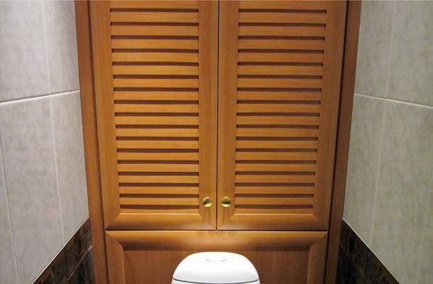 Как выбрать красивый и функциональный сантехнический шкаф в туалет (10 фото)
