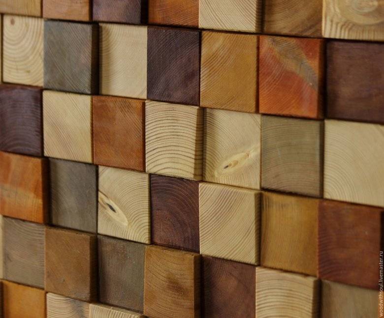 Деревянная мозаика – экологичный и долговечный материал для отделки помещений