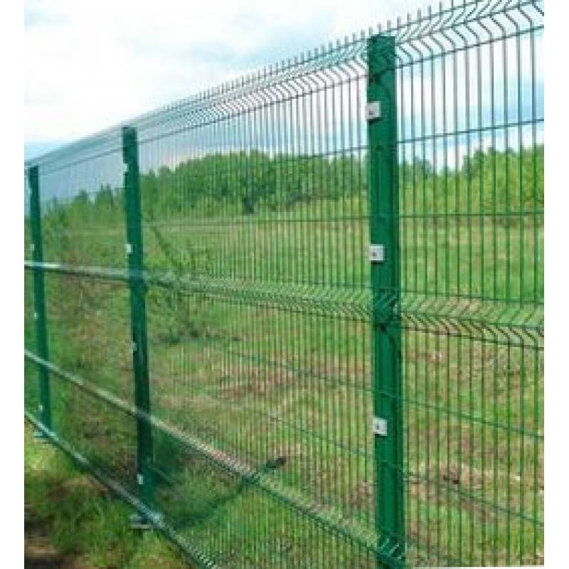 Забор из оцинкованной сетки своими руками