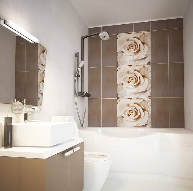 Керамическая плитка для ванной комнаты: 6 советов по выбору и 50+ фото