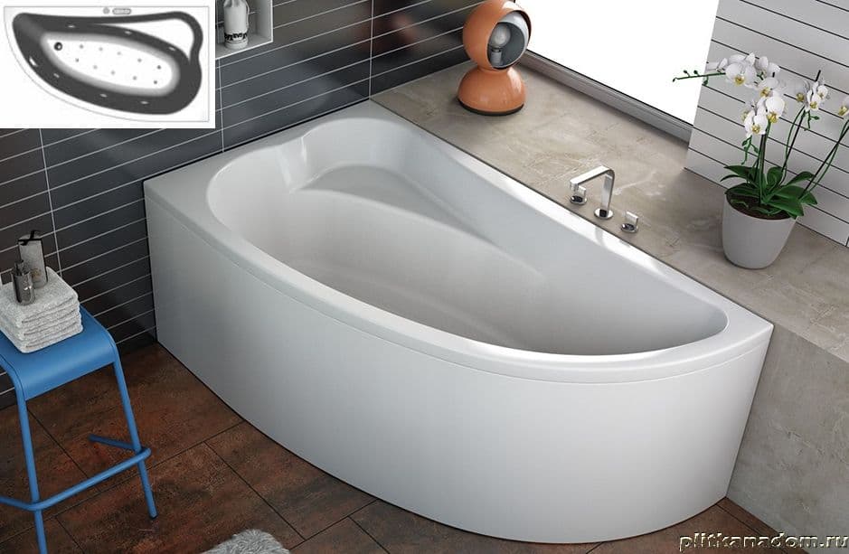 Ассиметричные ванны: 4 неоспоримые причины в их пользу  | дневники ремонта obustroeno.club