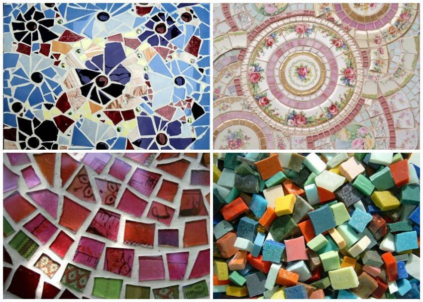 Мозаика из битой плитки своими руками: орнамент, схемы, фото, видео