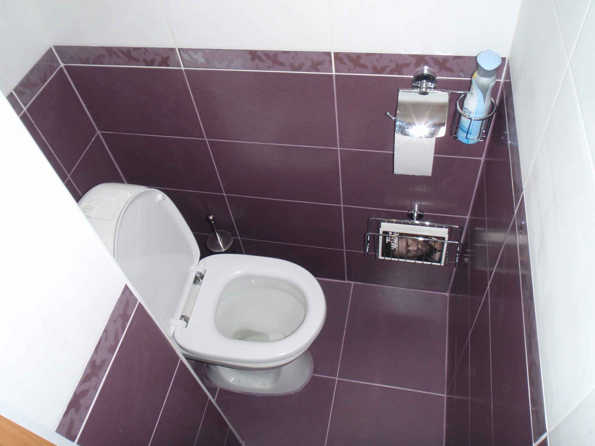 Плитка для туалета: виды для стен и пола, варианты дизайна отделки санузла