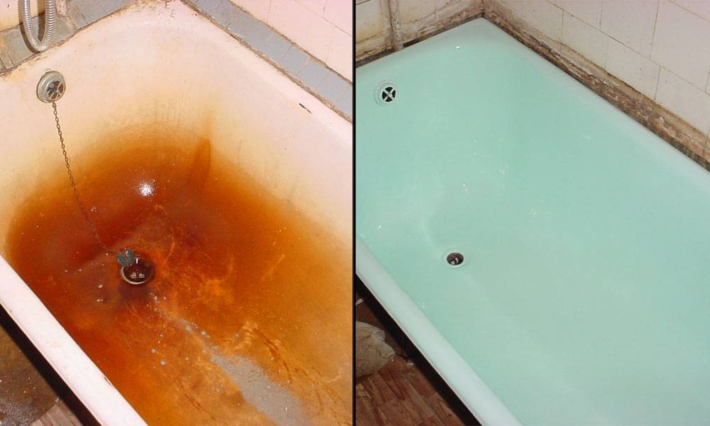 Как обновить (отреставрировать) старую чугунную ванну, чем покрасить?