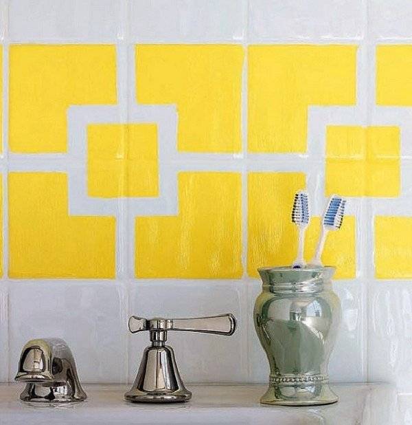 Краска для плитки в ванной, как и чем покрасить кафельную плитку (фото, видео)