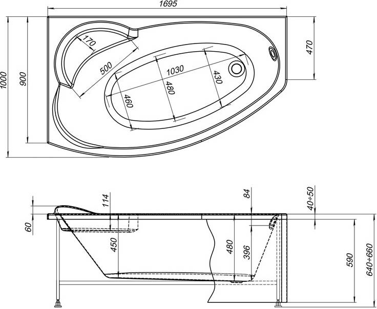 Угловая ванна в маленькой ванной комнате: виды, размеры и установка :: syl.ru