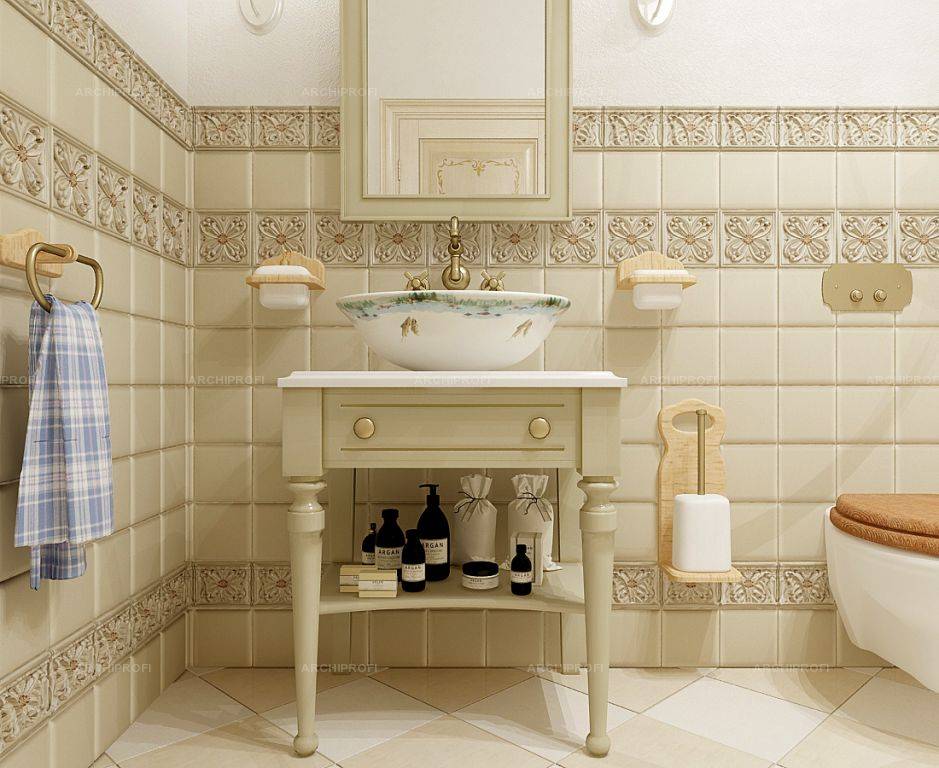 Ванная в стиле прованс — простые интерьерные решения и правила сочетаний элементов декора (100 фото)