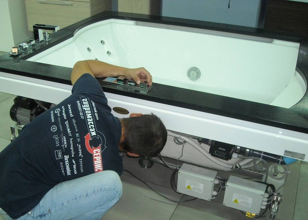 Ремонт гидромассажных ванн: ремонт джакузи - уход за гидромассажной ванной