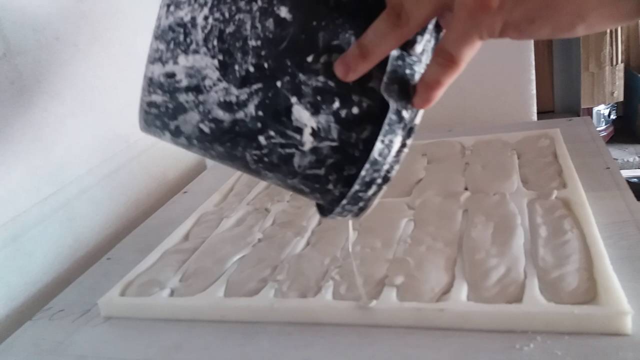 Изготовление плитки из гипса своими руками дома