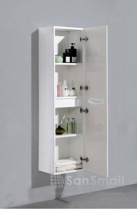 Шкаф-пенал для ванной (130+ фото): модели, о которых вы еще не знали (напольный, угловой, подвесной)