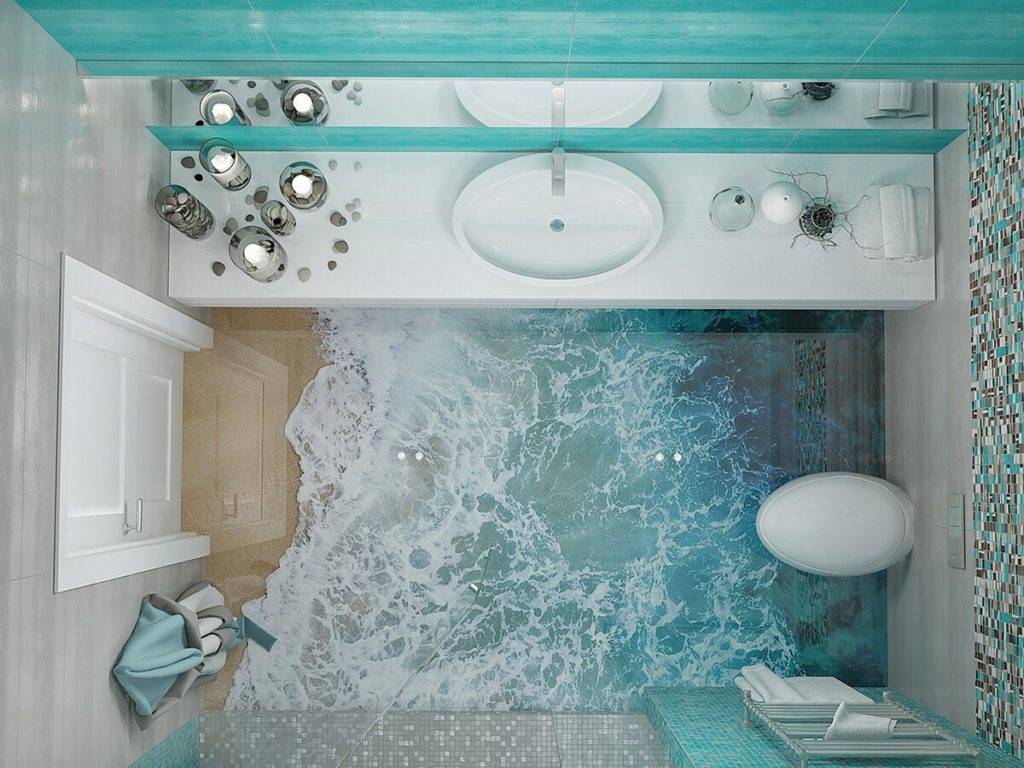 Идеи декора ванной в морском стиле