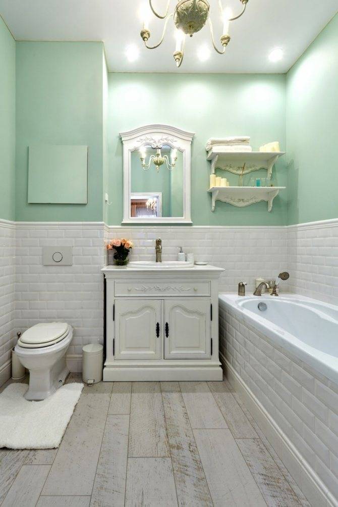 Ванная в стиле прованс: уют в квартире, как подобрать мебель, плитку и зеркало, как правильно оформить маленькую комнату, особенности дизайна, фото интерьеров
